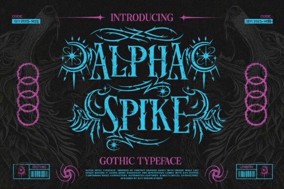 Alpha Spike: A Bold Typeface for Web Design