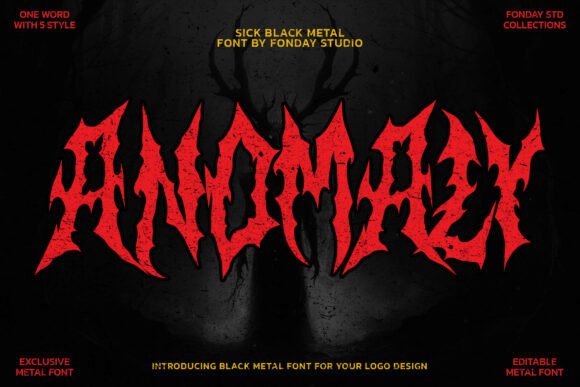 Anomaly Font: Bold, Bold, Bold