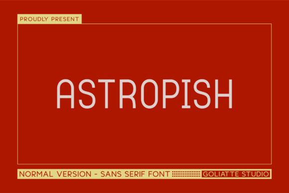 Astropish: A Modern Font for Business Branding