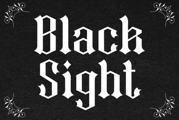 Black Sight Font Review