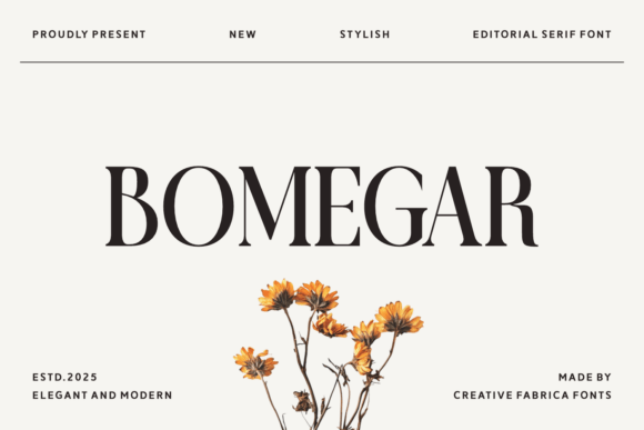 Bomegar: A Stylish Serif Font