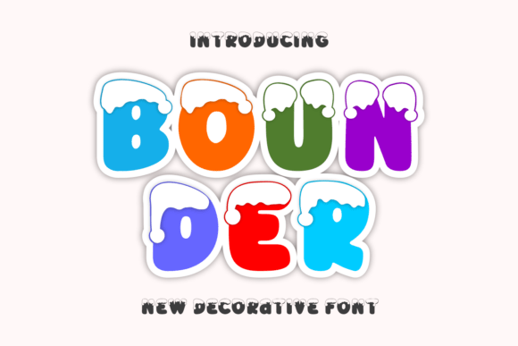 Bounder Font: Playful & Bold