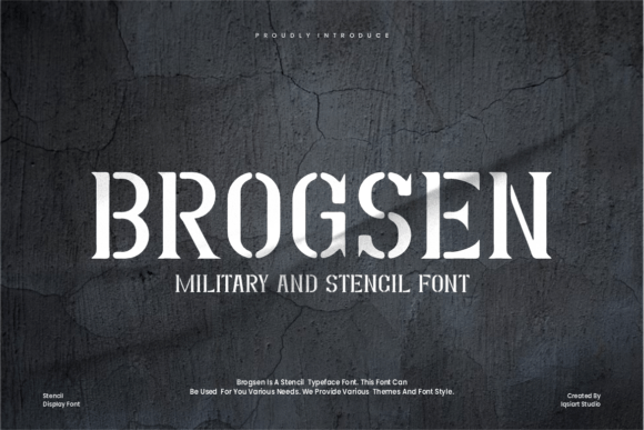 Brogsen: A Serif Font for Real-World Design