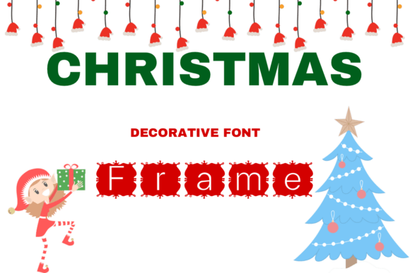 Christmas Frame Font Review