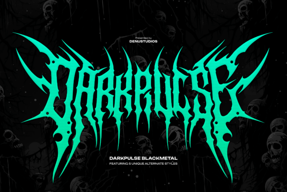 Darkpulse: A Fierce Blackletter Font