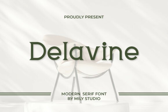 Delavine: A Premium Serif Font for Business Branding