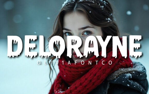 Delorayne: A Chilly, Bold Display Font