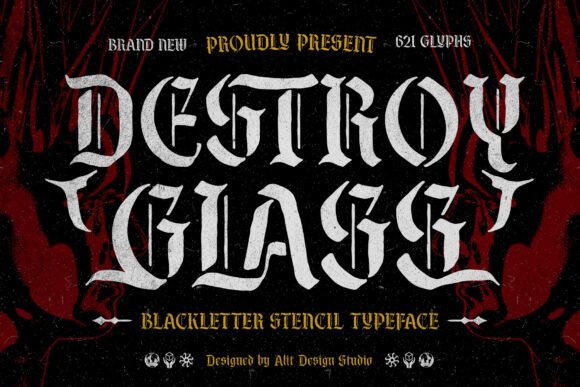 Destroy Glass: Bold Typography for Impact