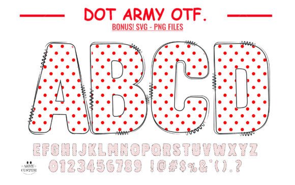 Dot Pattern Font for Business