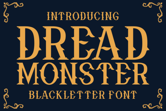 Dread Monster Font Review