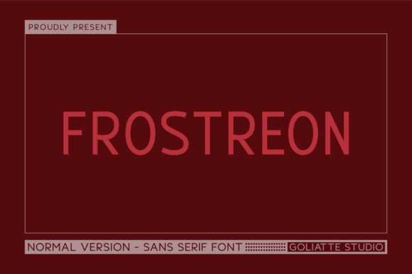 Frostreon: A Bold Font for Business