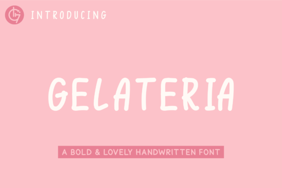 Gelateria: A Handwritten Font for Editorial Magic