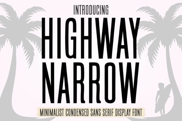 Highway Narrow Font: Sleek and Stylish