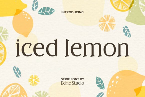 Iced Lemon Font for Business