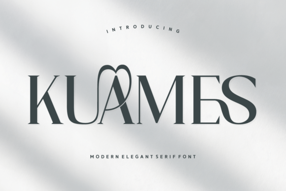Kuames: A Modern Serif Font