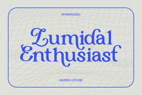 Lumidal Enthusiast: A Serif That Speaks