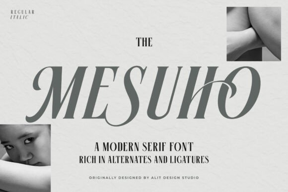 Mesuho: A Serif Font for Creative Makers