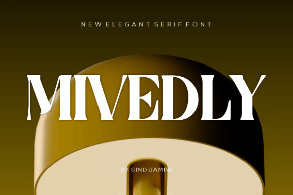Mivedly: A Stylish Serif Font for Marketers
