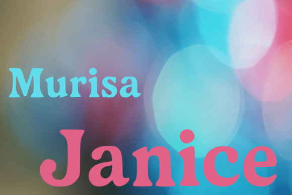 Murisa Janice Font Review