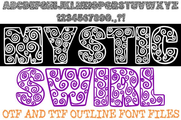 Mystic Swirl: A Font for Enchanting Branding