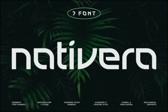 Nativera: Modern Sans Serif Font