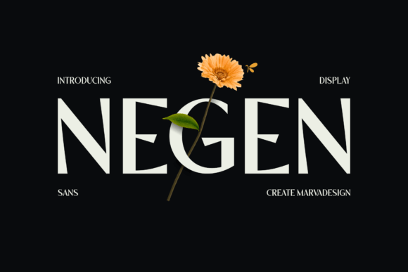 Negen: A Modern Font for Web Design