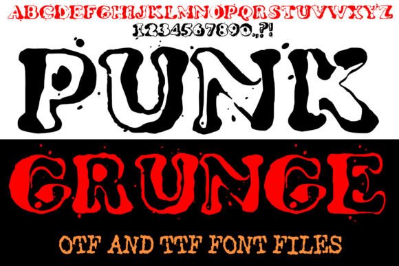 Punk Grunge Font for Bold Campaigns