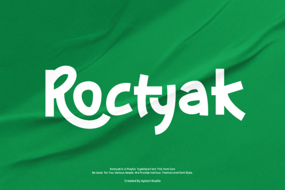 Roctyak: A Bold Display Font for Web Design