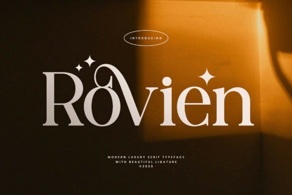 Rovien: A Luxurious Serif Typeface