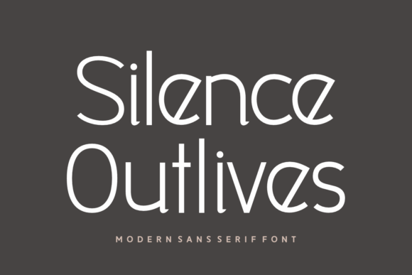 Silence Outlives Font