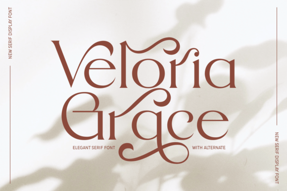 Veloria Grace: Elegant Serif Font